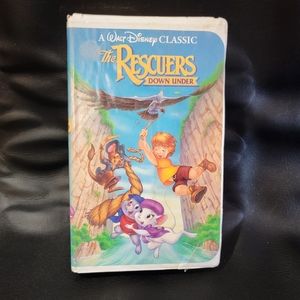 Disney The Rescuers Down Under VHS black diamond